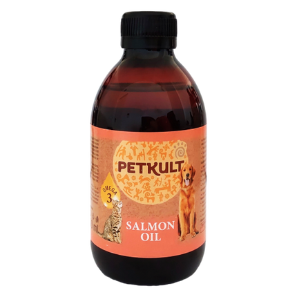 Ulei de somon pentru câini și pisici Petkult 300 ml