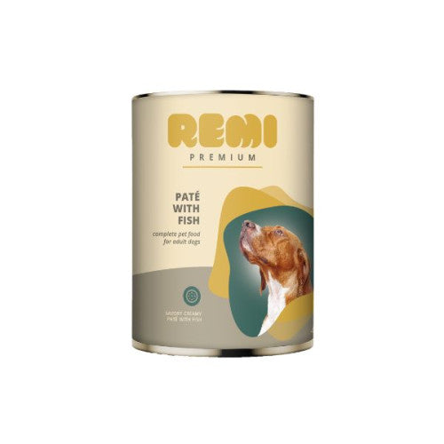 Hrană umedă pentru câini Remi Premium Pate cu Pește 400 g