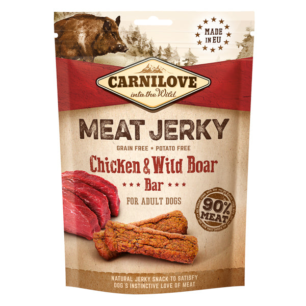 Carnilove Jerky Chicken & Wild Boar Bar 100 g