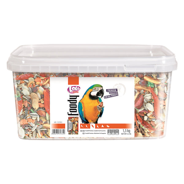 Hrană pentru papagali mari 1.5 kg