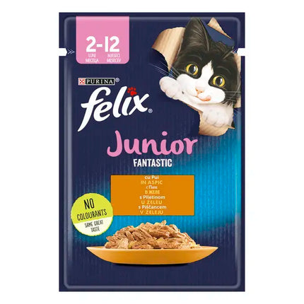 Felix Fantastic Junior Pui în aspic plic 85g