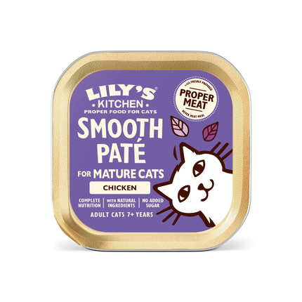 Lily's Kitchen Cat Mature Smooth Chicken Pate 85 g