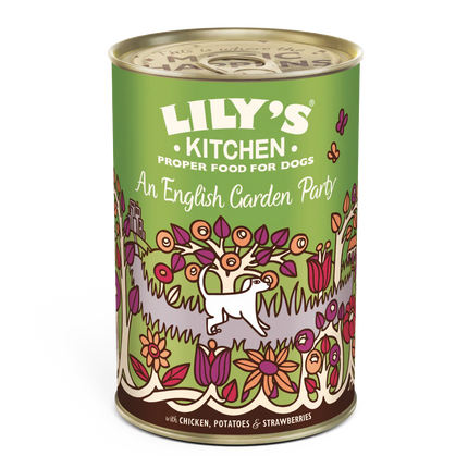 Lily's Kitchen an English Garden Party Tin for Dogs 400 g