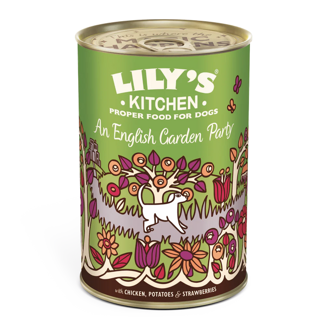 Lily's Kitchen an English Garden Party Tin for Dogs 400 g