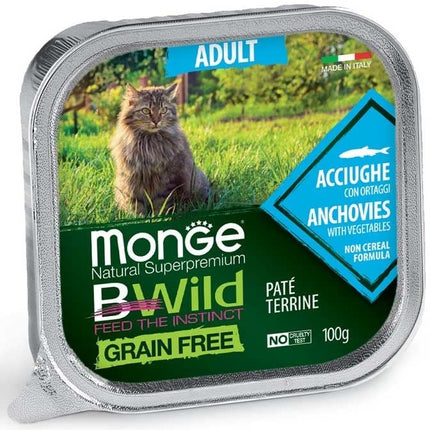 Monge-Pate-Pisici-Hrană-umedă-Anșoa-100g