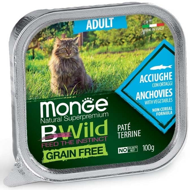 Monge-Pate-Pisici-Hrană-umedă-Anșoa-100g