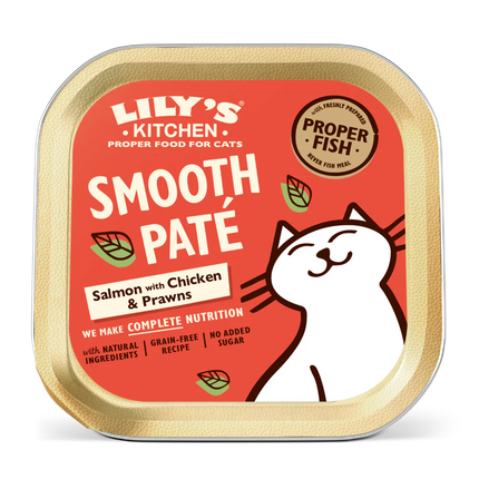 Lily's Kitchen Cat Smooth Salmon & Chicken Pate 85 g