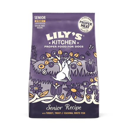 Lily's Kitchen Dog Turkey and Trout Senior Recipe Dry Food 7 kg