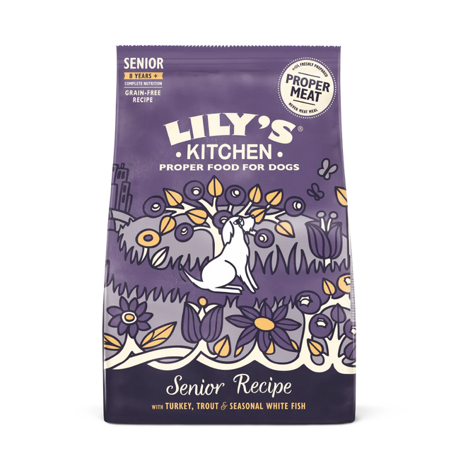 Lily's Kitchen Dog Turkey and Trout Senior Recipe Dry Food 7 kg