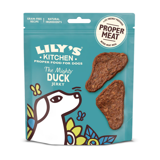 Lily's Kitchen the Mighty Duck Mini Jerky Dog Treats 70 g