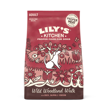 Lily's Kitchen Dog Duck, Salmon, Venison Wild Woodland Walk Adult Dry Food 7 kg
