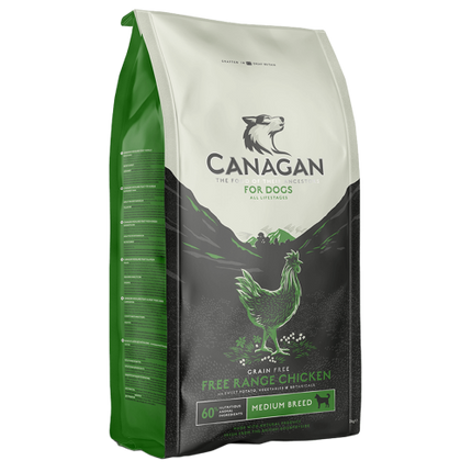 Hrană uscată pentru câini Canagan Adult cu pui 12 kg