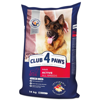 Club 4 Paws Active Adult All Breeds - Hrană uscată premium - Pui - 14kg