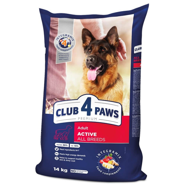 Club 4 Paws Active Adult All Breeds - Hrană uscată premium - Pui - 14kg