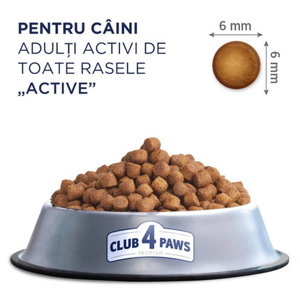 Club 4 Paws Active Adult All Breeds - Hrană uscată premium - Pui - 14kg