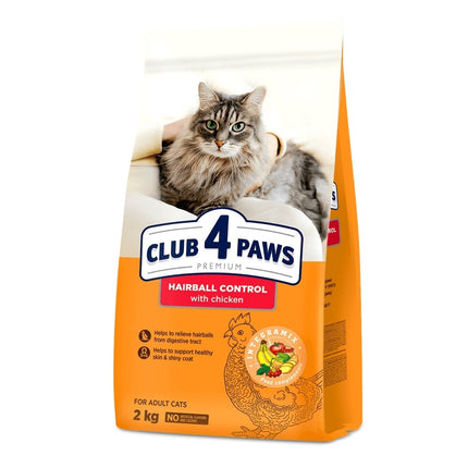 Club 4 Paws Cat Hairball - Hrană uscată premium - Pui - 2kg