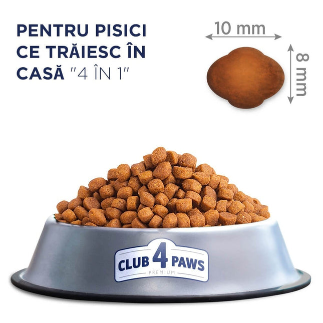 Club 4 Paws Cat Indoor - Hrană uscată premium - Pui - 2kg