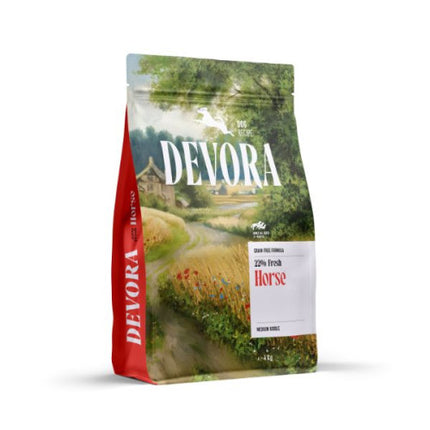 Hrană uscată pentru câini Devora Adult All Sizes Grain Free Monoprotein cu cal 4 kg
