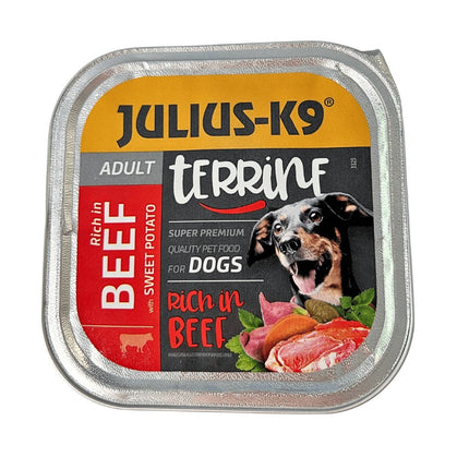 Julius K9 Dog - Terină cu vită și cartofi dulci - 150g