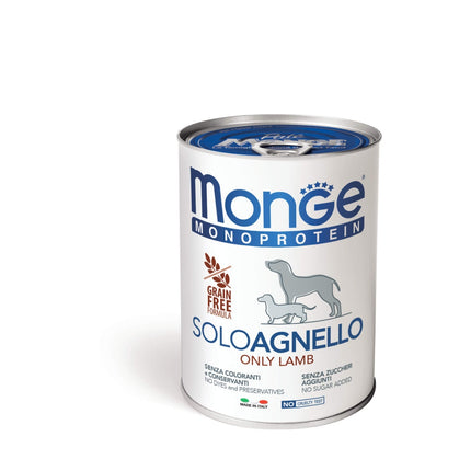 Monge Monoprotein Pate - Hrană umedă super-premium - Miel - 400g