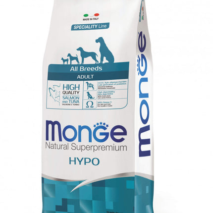 Monge Natural Superpremium Hypoallergenic Adult All Breeds - Somon și Ton - 12kg