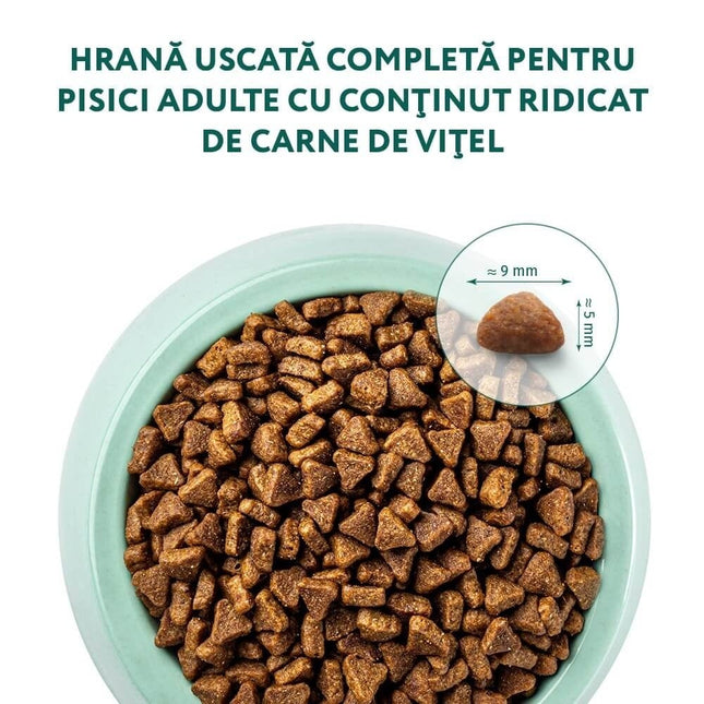 Optimeal Cat - Hrană uscată super-premium - Vițel - 1,5kg