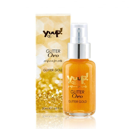 Parfum cu sclipici Yuup Fashion Glitter Gold - 50ml