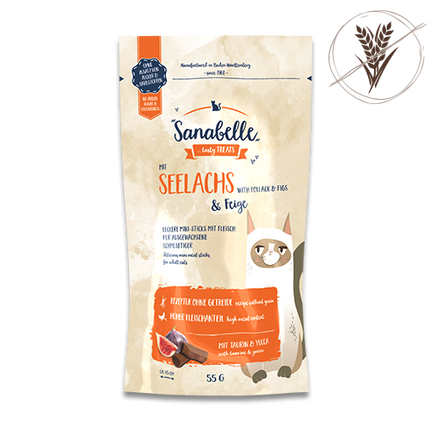 Sanabelle Snack Pește și Smochine 55 g