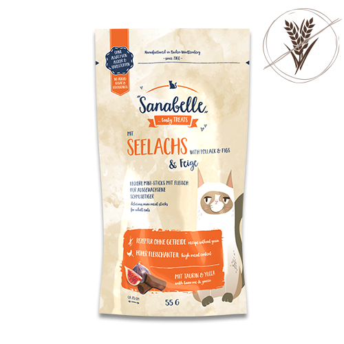 Sanabelle Snack Pește și Smochine 55 g