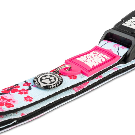 Zgardă Max & Molly Smart ID - M - Cherry Bloom