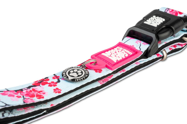 Zgardă Max & Molly Smart ID - M - Cherry Bloom