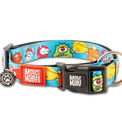 Zgardă Max & Molly Smart ID - S - Little Monsters